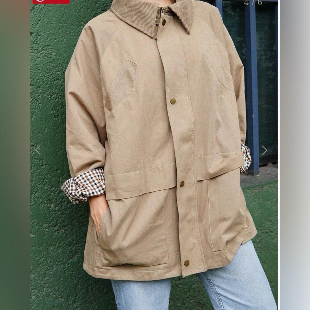 BNWT Beige Chore Jacket - Picture 2 of 4